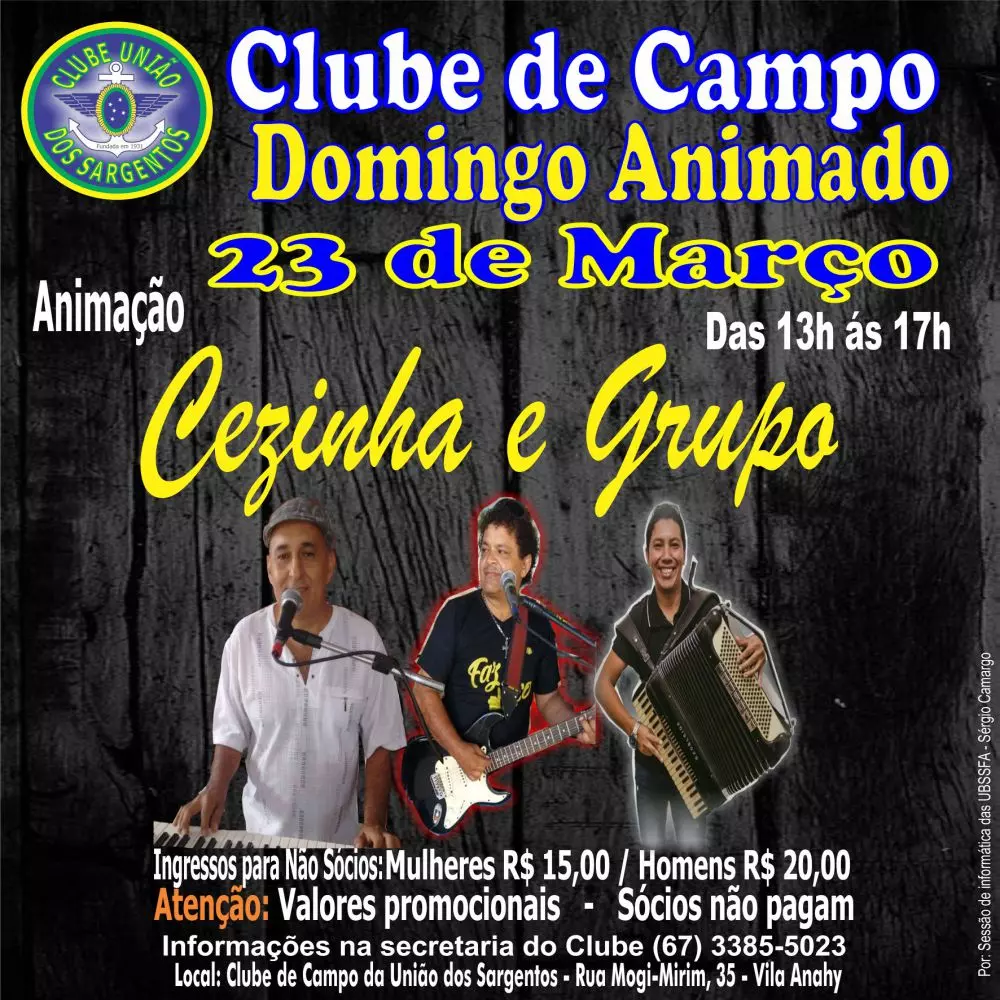 Domingo Animado no Clube de Campo 23/03/2025